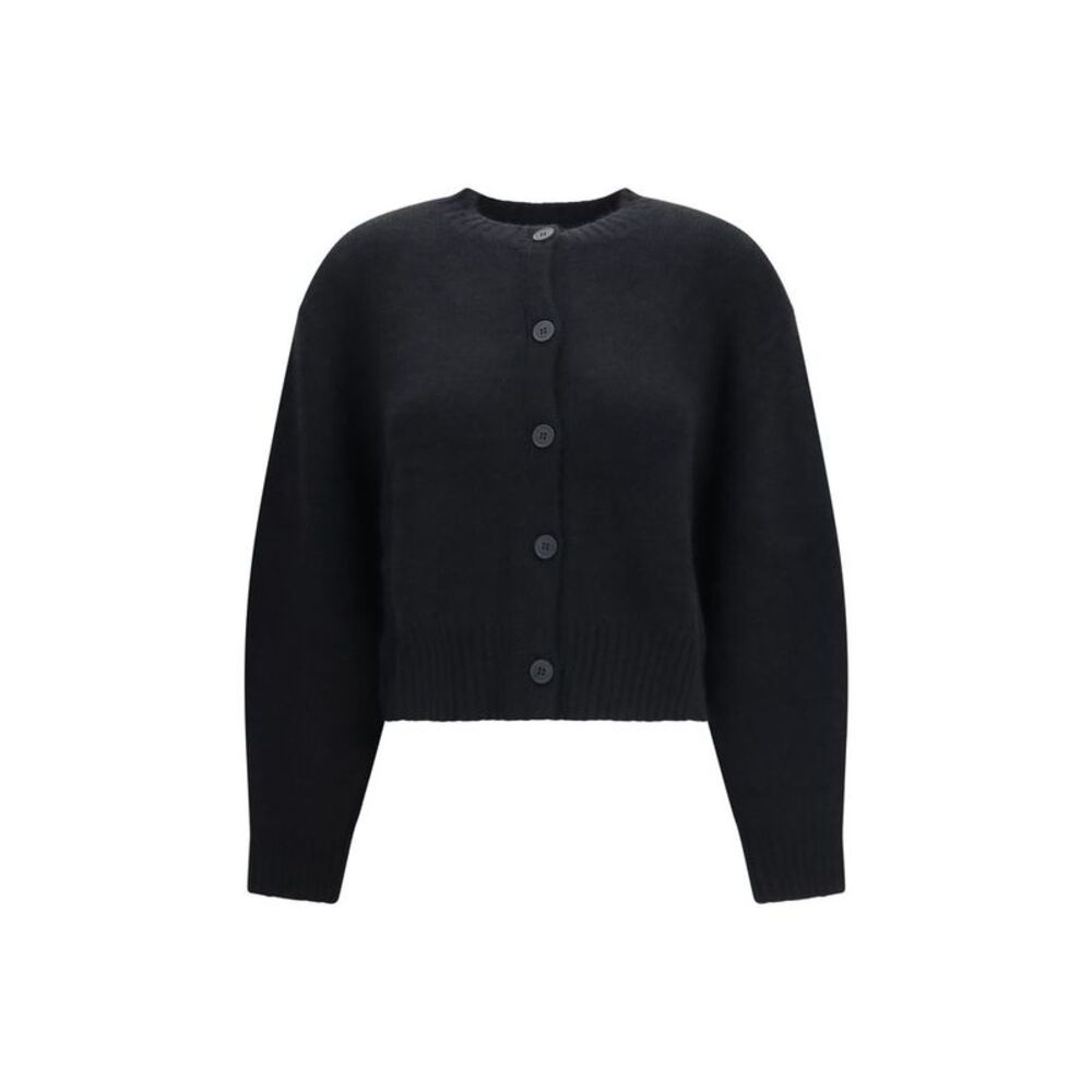 Loulou De Saison Black Wool Oves Aries Women's Cardigan